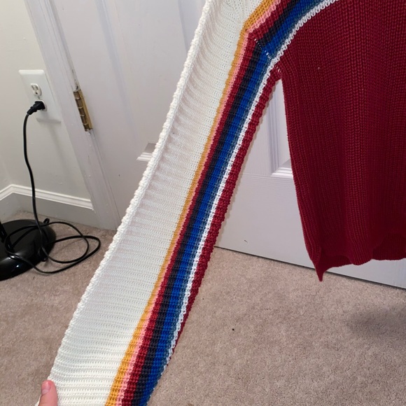 COZY Rip Curl Retro Stripe Sweater (Worn Once) - Picture 3 of 7